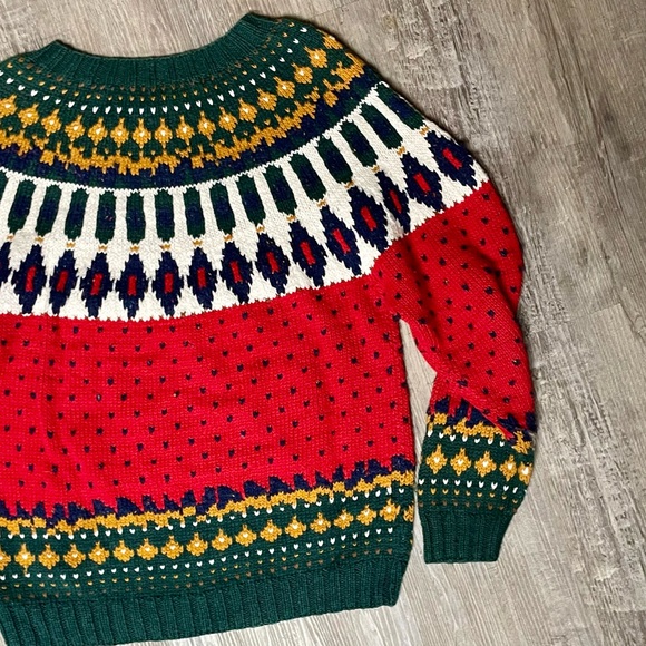 Vintage 1990s Melbourne Country Clothing Company Hand Knit Chunky Knit Sweater - Picture 12 of 16